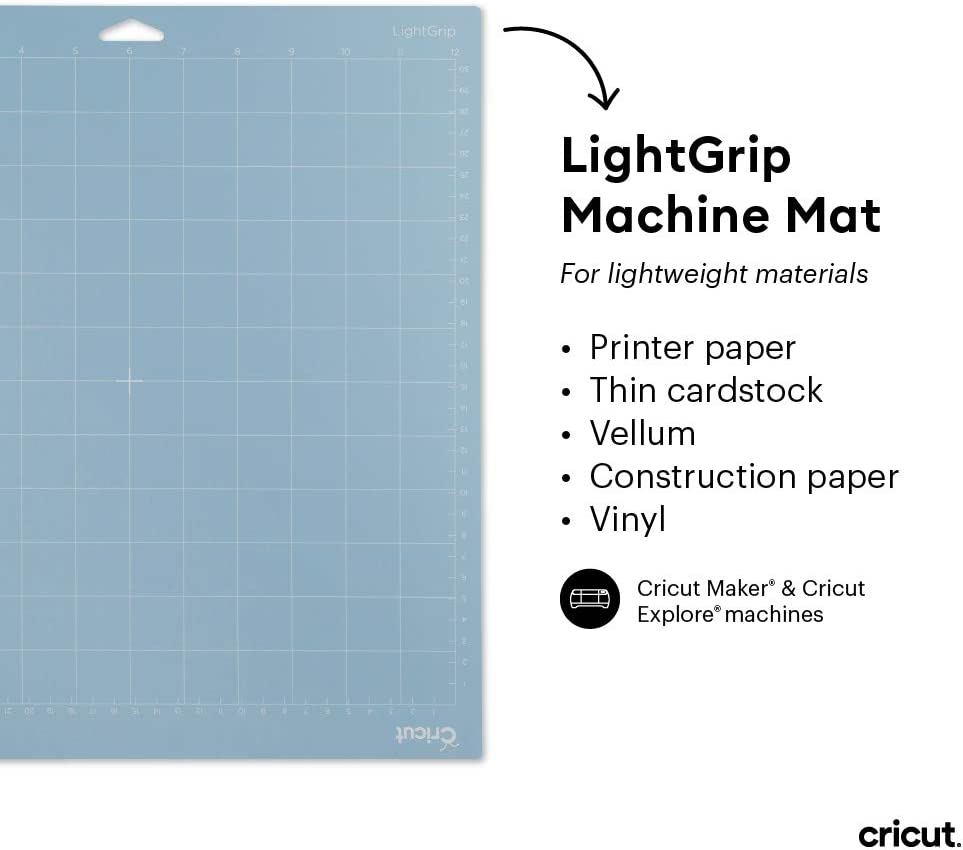 Cricut Explore/Maker LightGrip - StandardGrip - StrongGrip Machine Mat Variety Pack (30x30cm) 1-pack