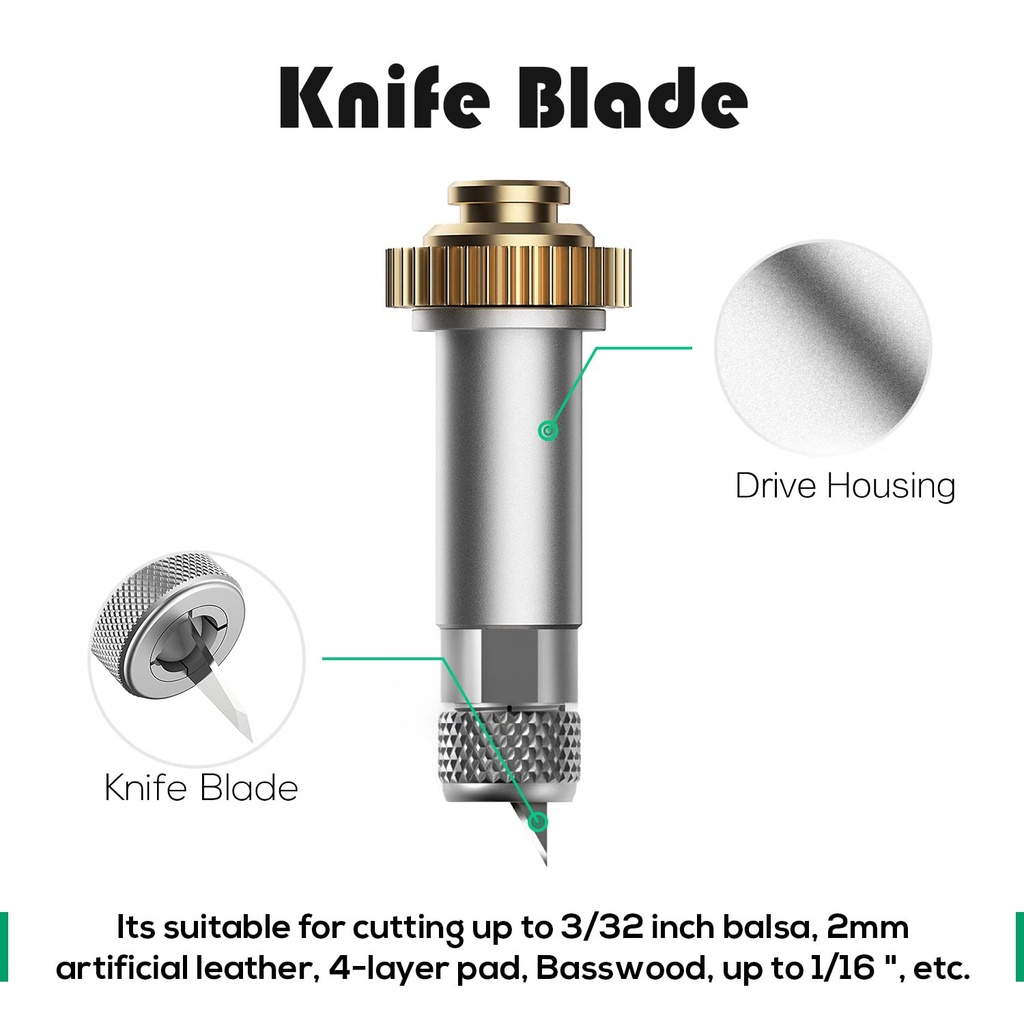 CRICUT MAKER KNIFE BLADE WITH DRIVE HOUSING