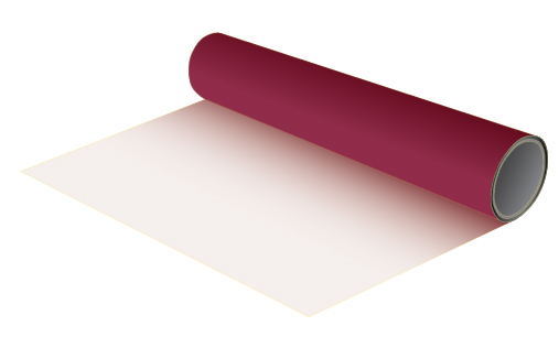 GIO-FLEX PU STANDARD HEAT TRANSFER VINYL (1 M x 50 CM)/BURGUNDY