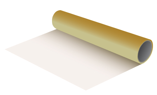 GIO-FLEX PU STANDARD HEAT TRANSFER VINYL (1 M x 50 CM)/GOLD