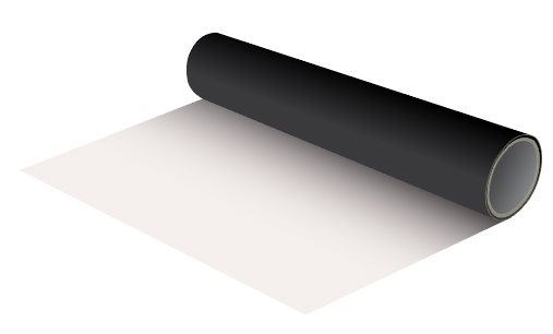 GIO-FLEX PU STANDARD HEAT TRANSFER VINYL (1 M x 50 CM)/BLACK