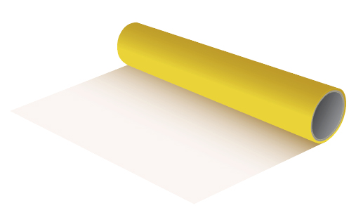GIO-FLEX PU STANDARD HEAT TRANSFER VINYL (1 M x 50 CM)/YELLOW