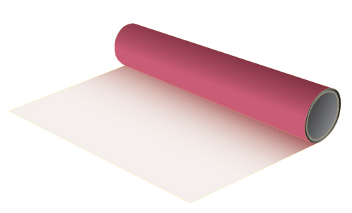 GIO-FLEX PU STANDARD HEAT TRANSFER VINYL (1 M x 50 CM)/SUN RED