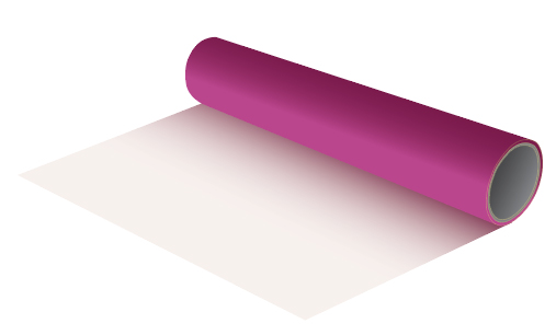 GIO-FLEX PU STANDARD HEAT TRANSFER VINYL (1 M x 50 CM)/DARK PINK