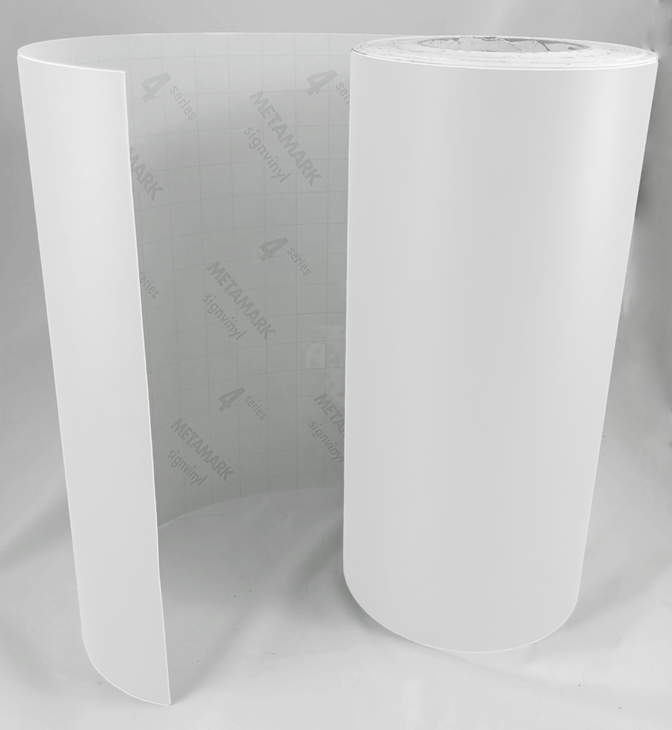 PERMANENT VINYL STICKER - MATT COLORS - 30.5 CM x 1 M/WHITE(XE-301M)