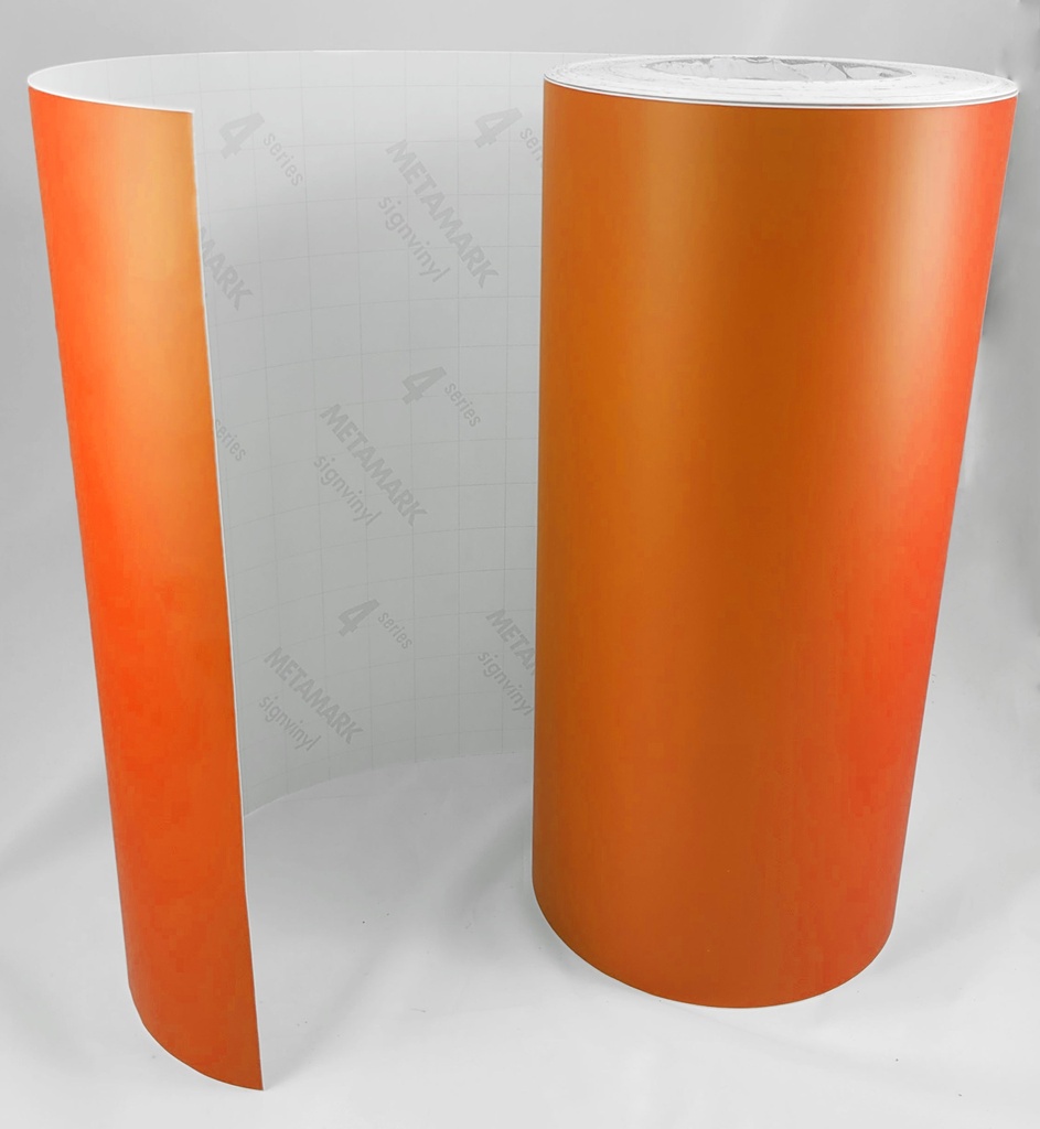 PERMANENT VINYL STICKER - MATT COLORS - 30.5 CM x 1 M/ORANGE(XE-333M)