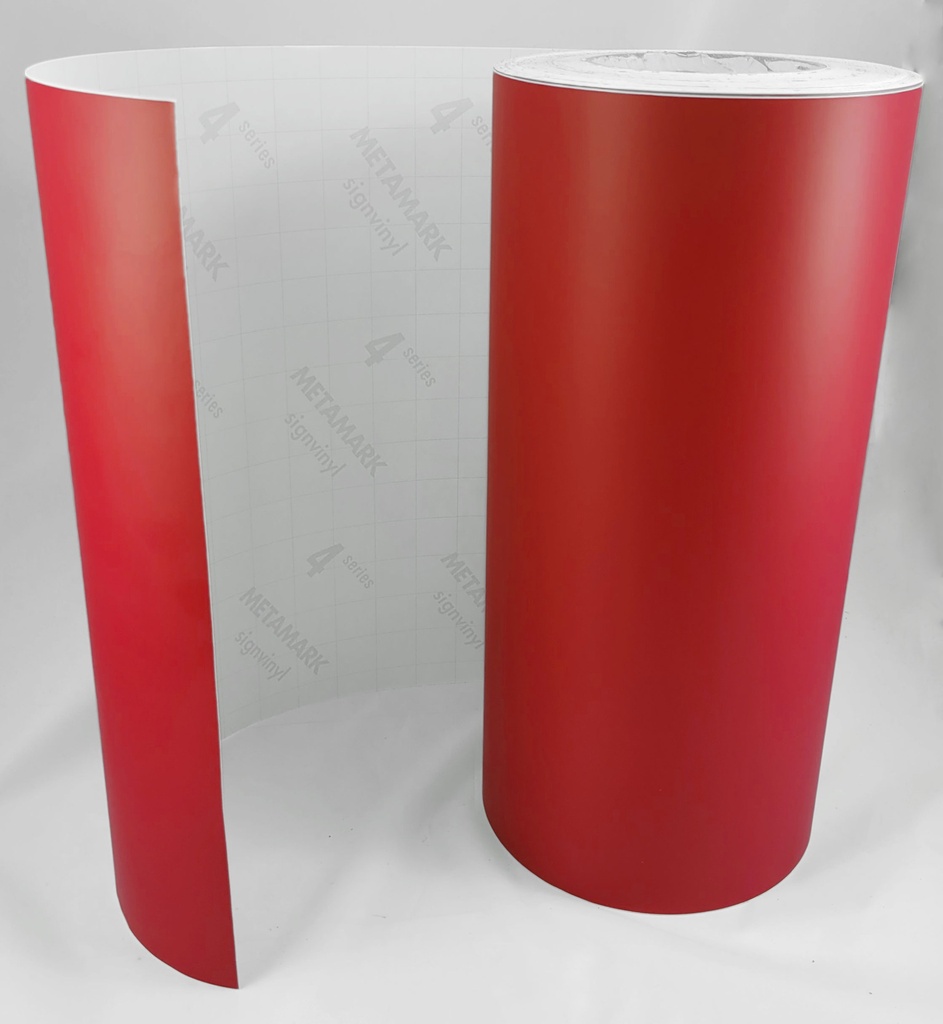PERMANENT VINYL STICKER - MATT COLORS - 30.5 CM x 1 M/TOMATO(XE-341M)