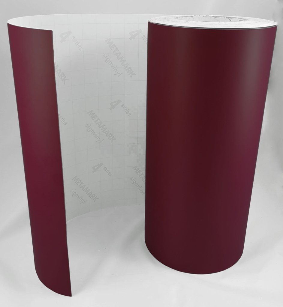 PERMANENT VINYL STICKER - MATT COLORS - 30.5 CM x 1 M/BURGUNDY(XE-345M)