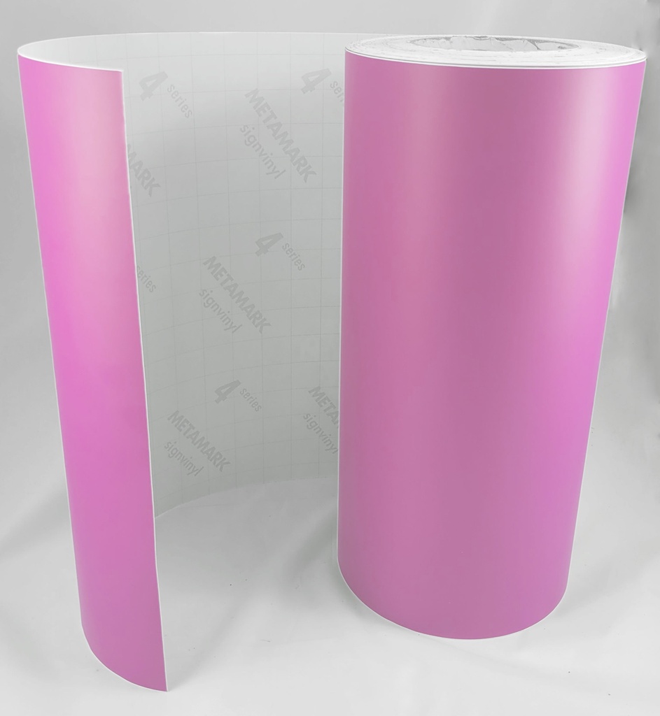 PERMANENT VINYL STICKER - MATT COLORS - 30.5 CM x 1 M/PINK(XE-381M)