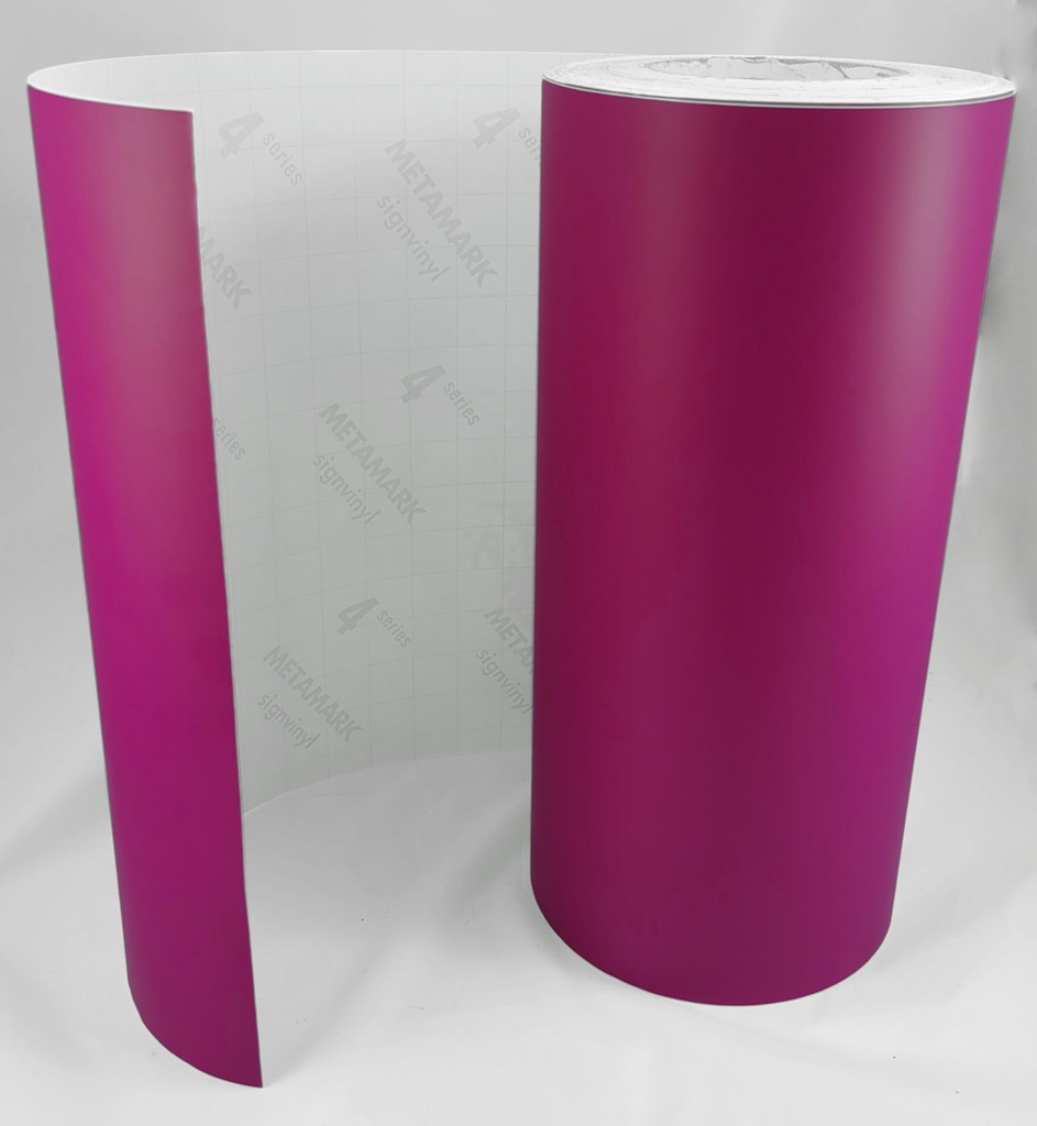 PERMANENT VINYL STICKER - MATT COLORS - 30.5 CM x 1 M/MAGENTA(XE-382M)