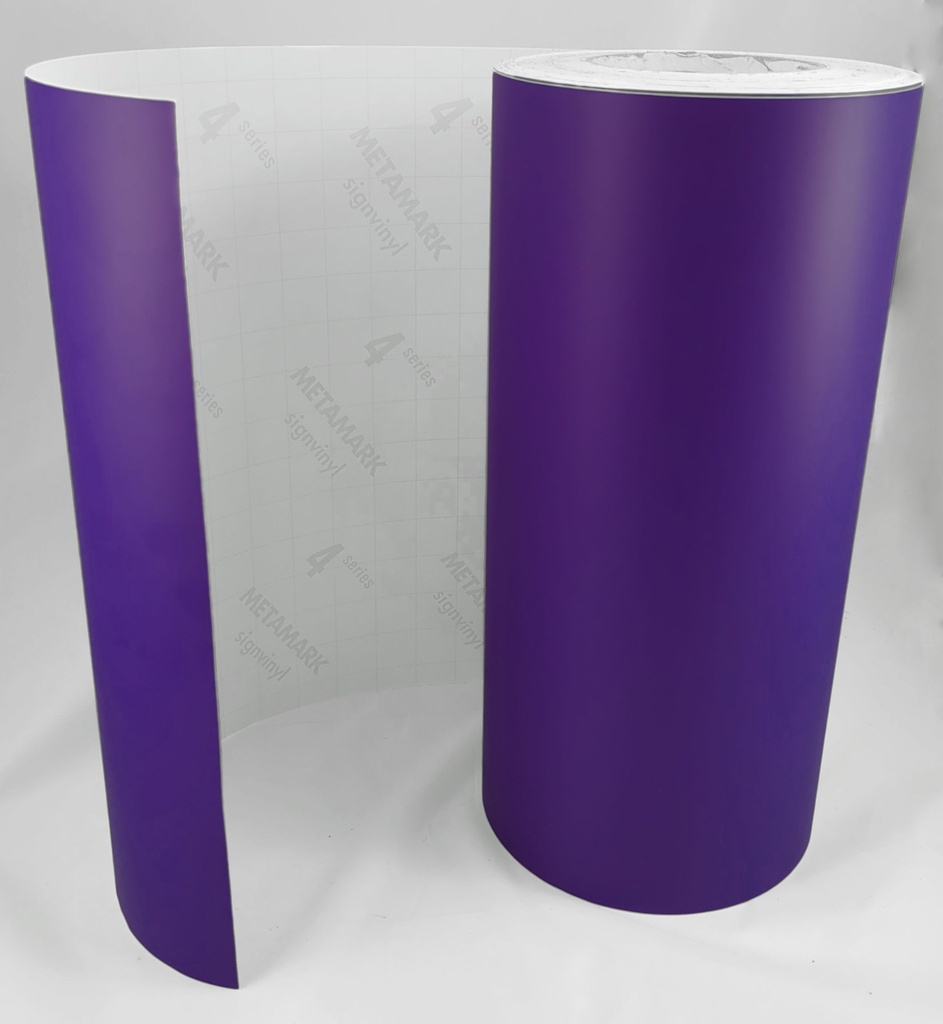 PERMANENT VINYL STICKER - MATT COLORS - 30.5 CM x 1 M/PURPLE(XE-383M)