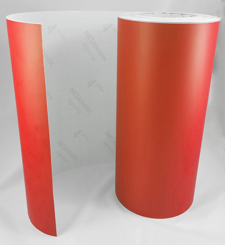 PERMANENT VINYL STICKER - MATT COLORS - 30.5 CM X 1 M/POPPY(XE-340M)