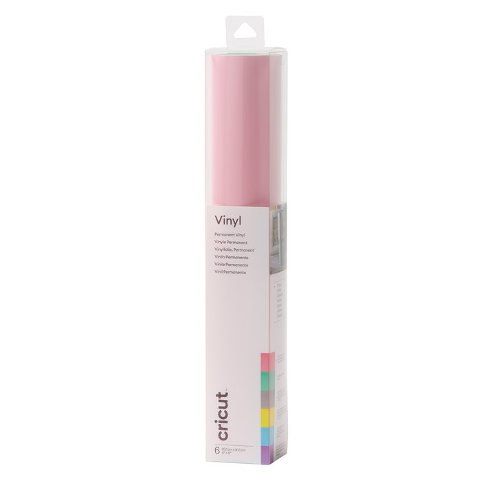 CRICUT PREMIUM VINYL - PERMANENT/PASTEL SAMPLER - GLOSSY (30.5 CM X 30.5 CM)