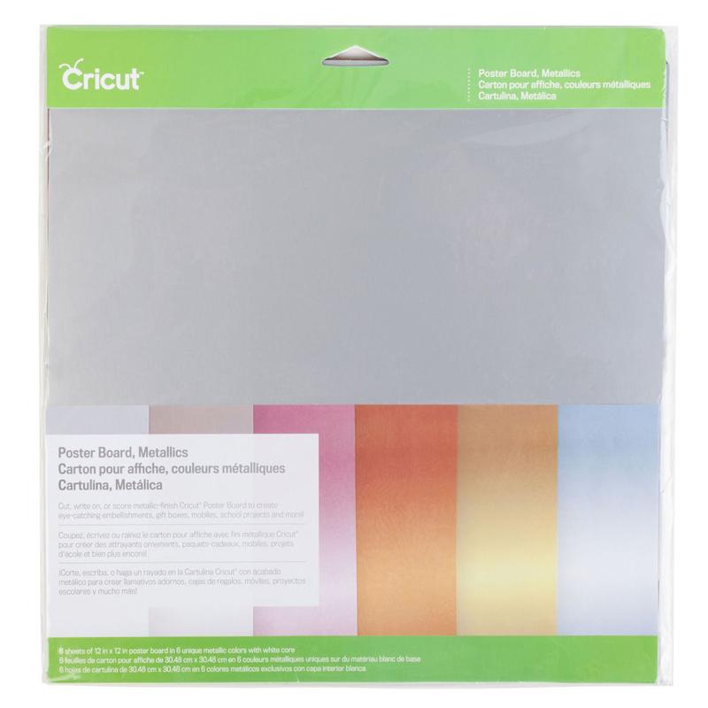 CRICUT POSTER BOARD 30X30CM 6-SHEETS (METALLIC)