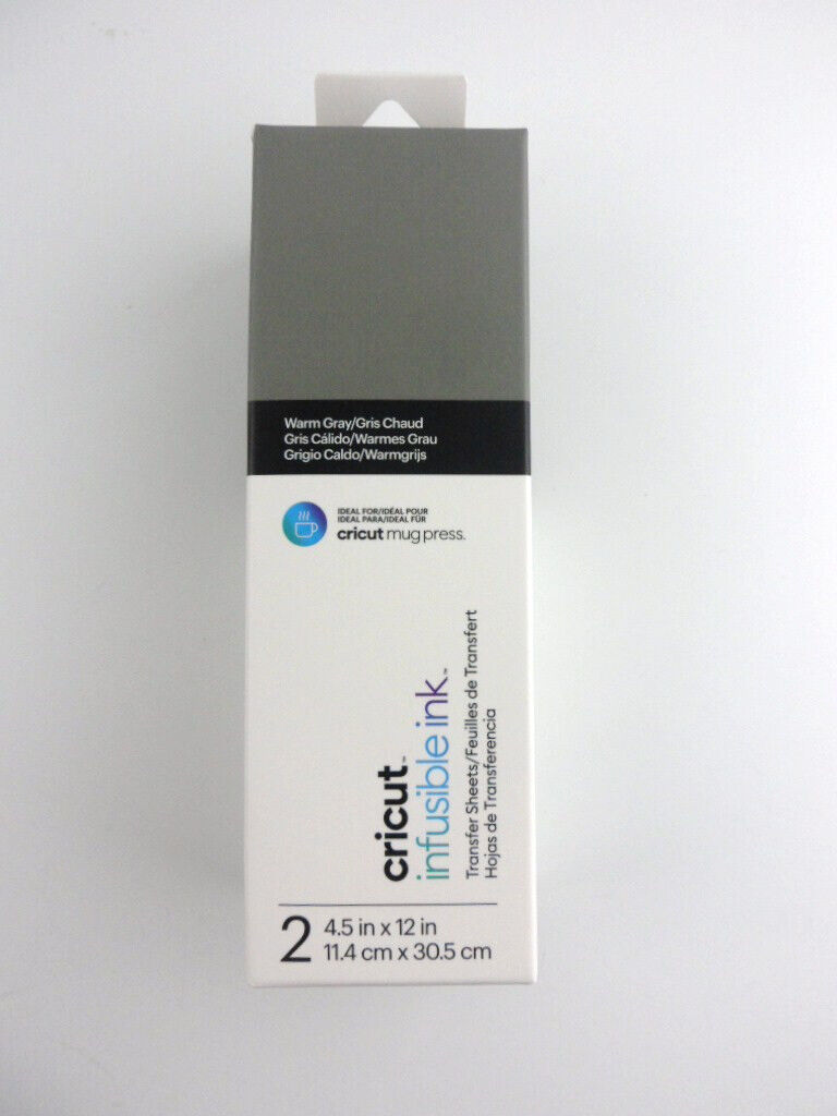 CRICUT JOY INFUSIBLE INK TRANSFER SHEETS 2-PACK / WARM GREY