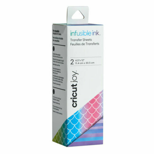 CRICUT JOY INFUSIBLE INK TRANSFER SHEETS 2-PACK / MERMAID RAINBOW