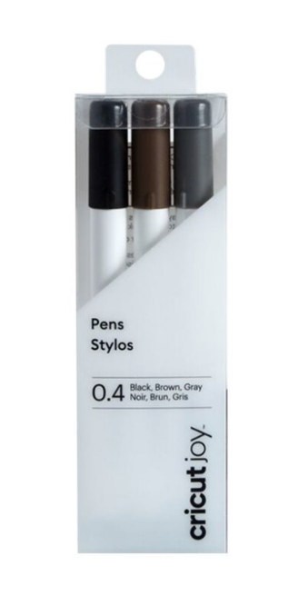 CRICUT JOY FINE POINT PEN SET - 3 PACK/BLACK,BROWN & GREY
