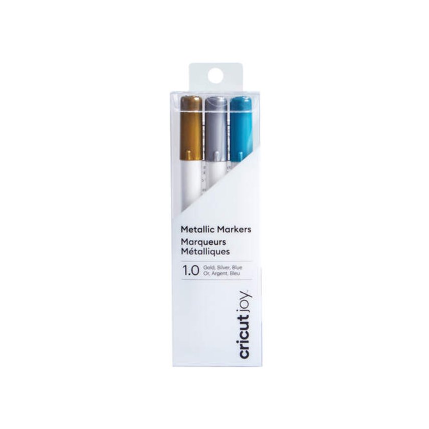 CRICUT JOY MEDIUM POINT MARKER - 3 PACK /GOLD,SILVER & BLUE