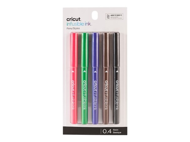 CRICUT EXPLORER/MAKER INFUSIBLE INK FINE POINT PEN SET 5-PACK / BASICS