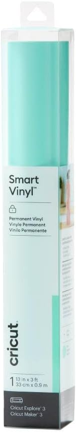 CRICUT SMART VINYL PERMANENT 33X91CM 1 SHEET (MINT)