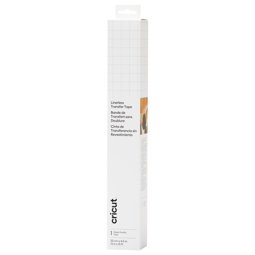 CRICUT LINERLESS - TRANSPARENT TRANSFER TAPE/ 33 X  4.5 METER
