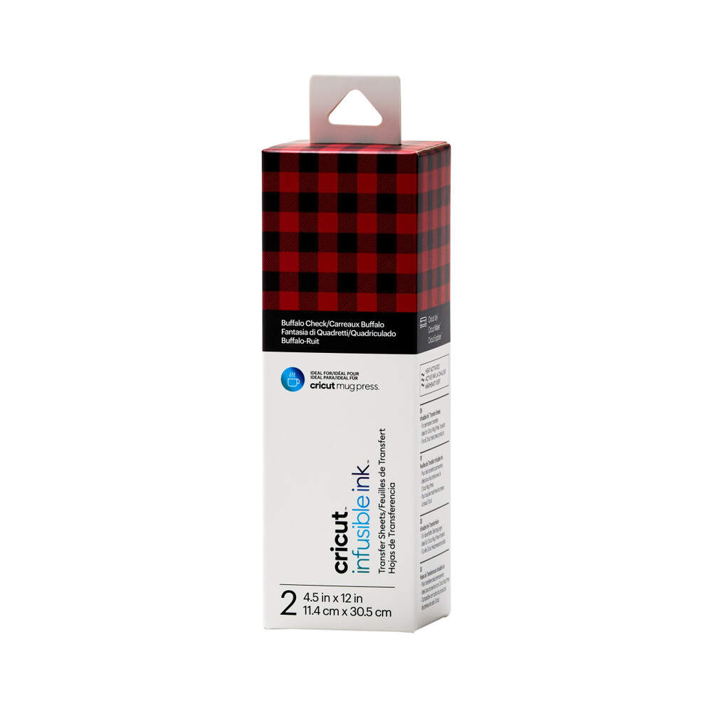 CRICUT JOY INFUSIBLE INK TRANSFER SHEETS 2-PACK / BUFFALO CHECK