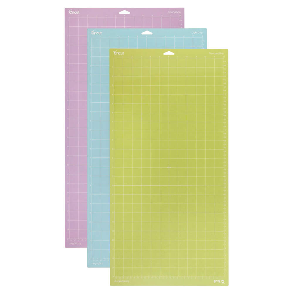 CRICUT EXPLORE/MAKER LIGHTGRIP - STANDARDGRIP - STRONGGRIP MACHINE MAT VARIETY PACK (30X60CM) 1-PACK