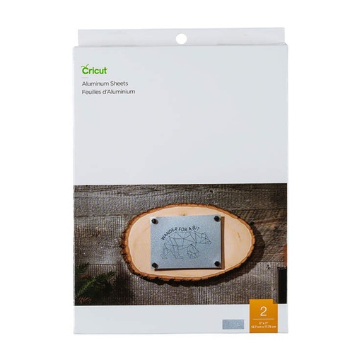 [2007460] CRICUT ALUMINIUM SHEETS 13X18CM 2-PACK