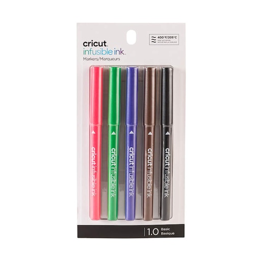 [2006256] CRICUT EXPLORER/MAKER INFUSIBLE INK MEDIUM POINT PEN SET 5-PACK / BASICS