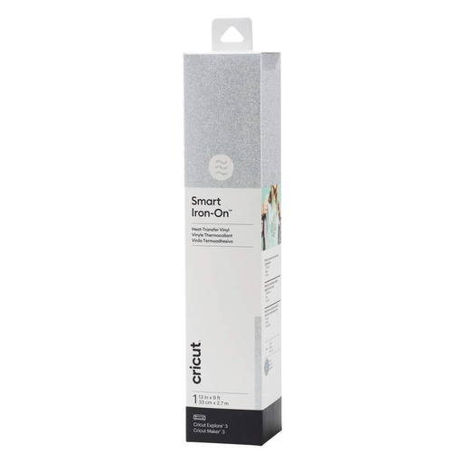 [2008677] Cricut Smart Iron-on 33x273cm 1 sheet/GLITTER SILVER