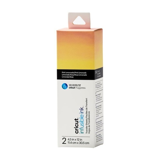 [2008887] CRICUT JOY INFUSIBLE INK TRANSFER SHEETS 2-PACK / PINK LEMONADE