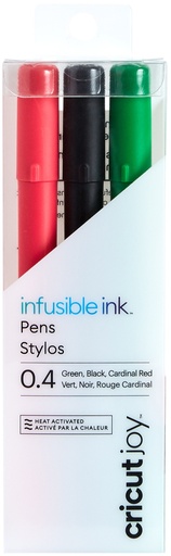 [2007084] CRICUT JOY INFUSIBLE INK FINE POINT PEN SET 3-PACK / BLACK, RED, GREEN
