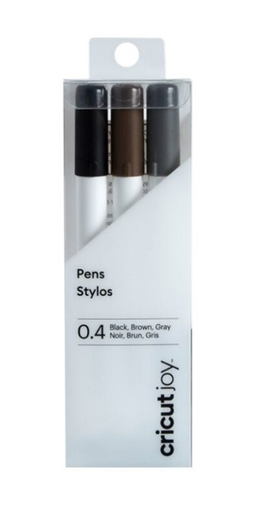[2008068] CRICUT JOY FINE POINT PEN SET - 3 PACK/BLACK,BROWN & GREY
