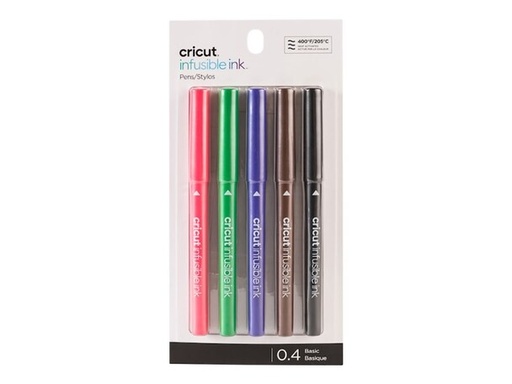[2006257] CRICUT EXPLORER/MAKER INFUSIBLE INK FINE POINT PEN SET 5-PACK / BASICS