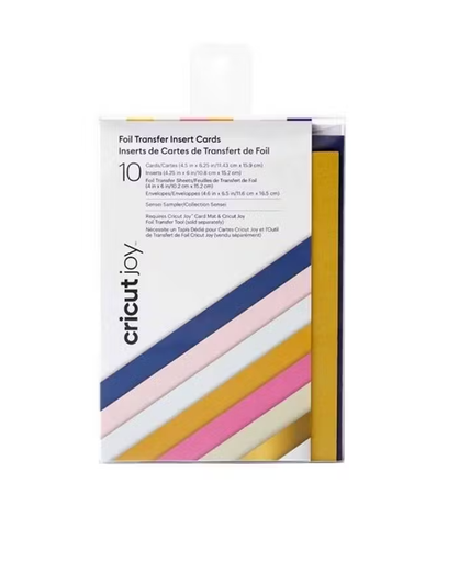 [2009224] CRICUT JOY FOIL INSERT CARDS - 10 CARDS