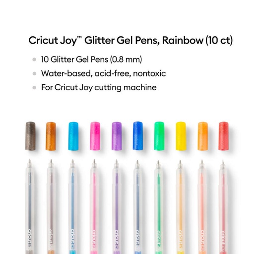 [2009964] CRICUT JOY GLITTER GEL PENS - 10 PIECES