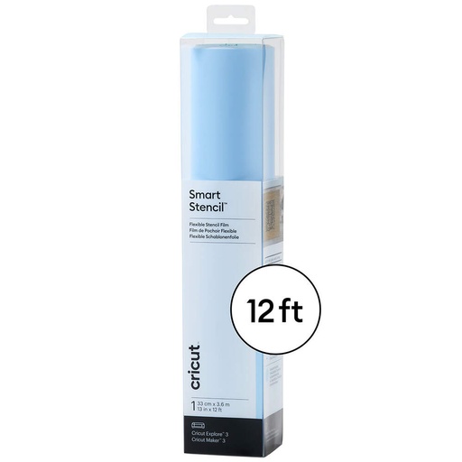 [2008848] CRICUT SMART STENCIL (33 CM x 3.6 M)/MATTE- TRANSLUCENT BLUE
