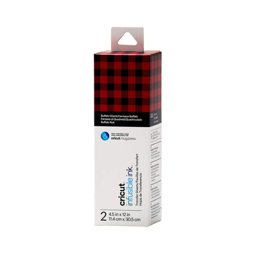 [2008888] CRICUT JOY INFUSIBLE INK TRANSFER SHEETS 2-PACK / BUFFALO CHECK